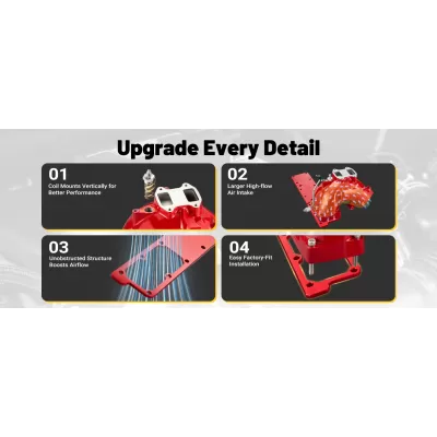 OSIAS 6.7L Cummins Intake horn Manifold Kit for Dodge Ram 2500/3500